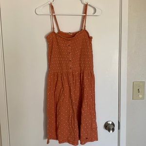 Size Large light burnt orange Roxy summer dress.